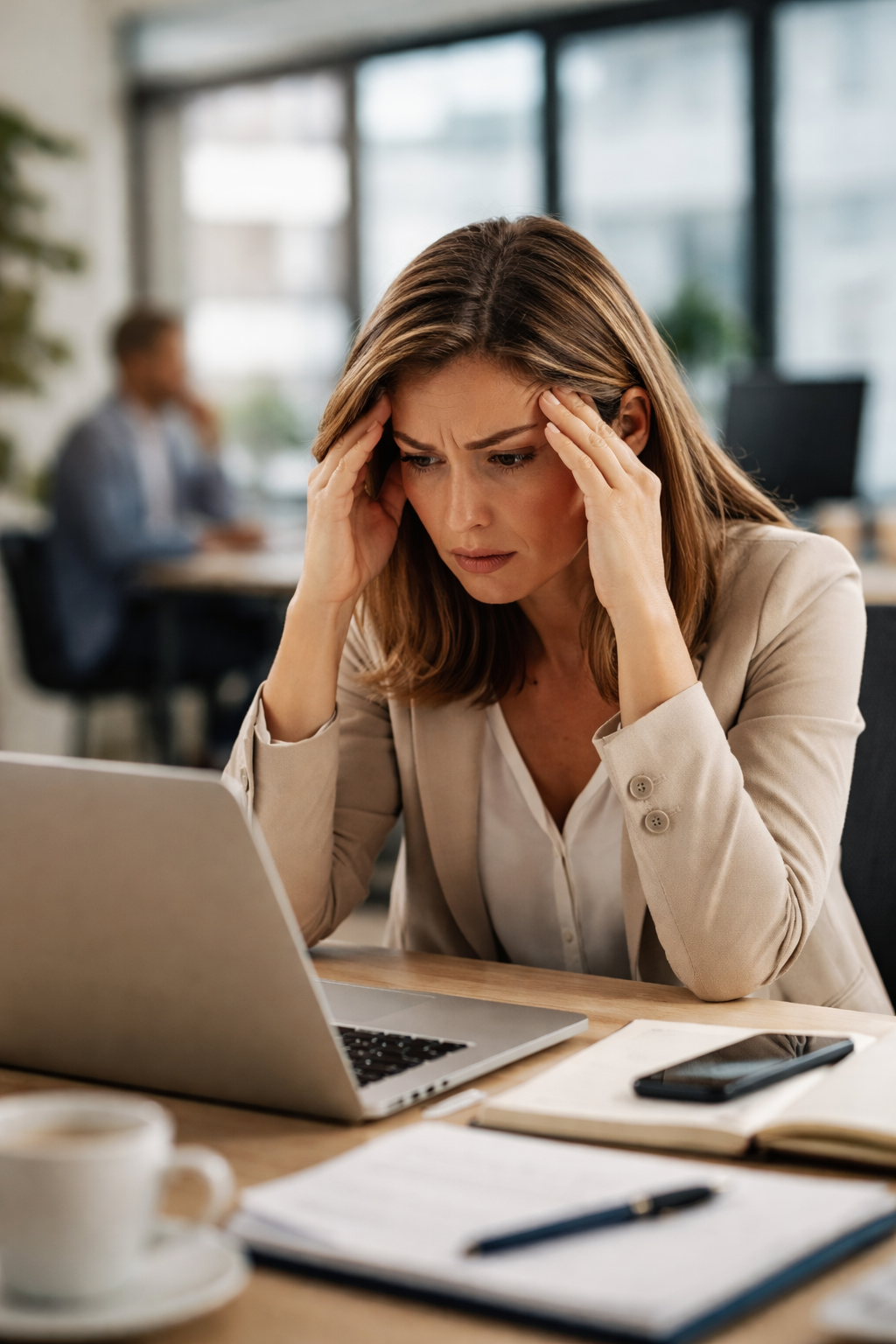 Vrouwen stress werk uitval